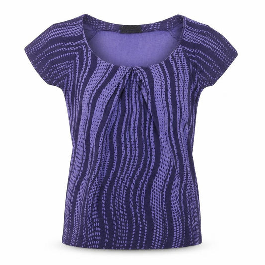 Calvin Klein Women's Purple Cotton Short Sleeve Jersey T-Shirt M