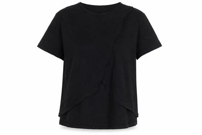 ASOS DESIGN Women’s Black UK 10 Short Sleeve Basic T-Shirt Cotton Top
