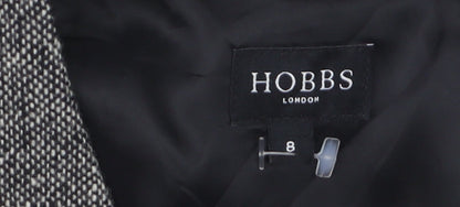 Hobbs Women Grey Wool Sheath Knee Length Dress Size 8
