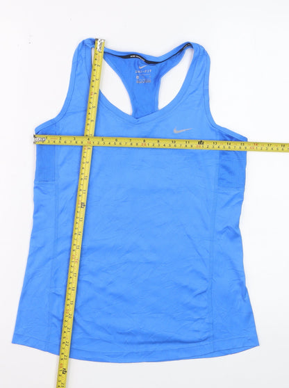 Nike Women's Blue Dri-FIT Running Tank Top Size M Regular Fit