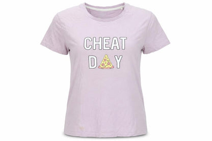 Threadbare Women’s Purple Cheat Day Cotton T-Shirt Size 10