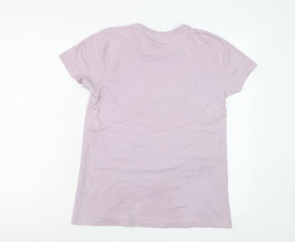 Threadbare Women’s Purple Cheat Day Cotton T-Shirt Size 10