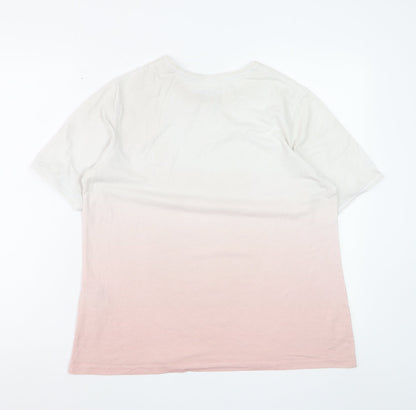 Craghoppers Women's Pink Ombré Short Sleeve T-Shirt Size 14