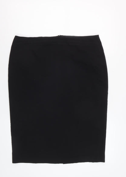 Marks and Spencer Women's Black Size 16 Pencil Skirt Workwear