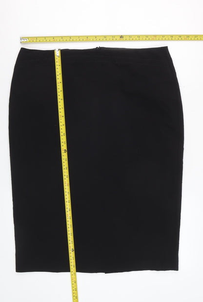 Marks and Spencer Women's Black Size 16 Pencil Skirt Workwear