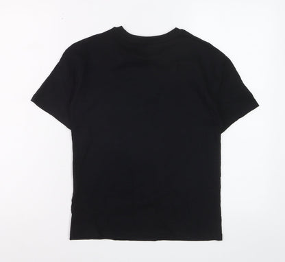 Marks and Spencer Boys Black Harry Potter Hogwarts Graphic T-Shirt 9-10 Years