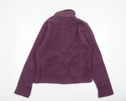 Regatta Women’s Purple Fleece Jacket Size 12 Full Zip Outdoor Wear