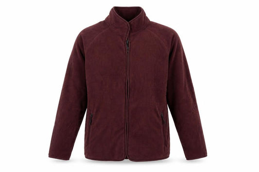 Marks and Spencer Men's Red Fleece Full Zip Jacket Size M