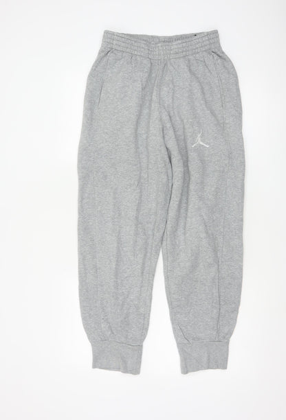 Jordan Mens Grey Jogger Sweatpants Small Regular Fit