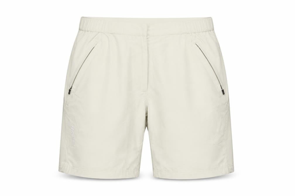 Odlo Women's Beige Chino Softshell Shorts UK 12 - Lightweight Stretch