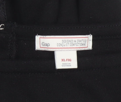 Gap Women’s Black XL Bodycon Knit Knee Length Dress