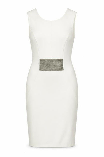 Miss Selfridge Women’s White Petite Bodycon Dress Size 10