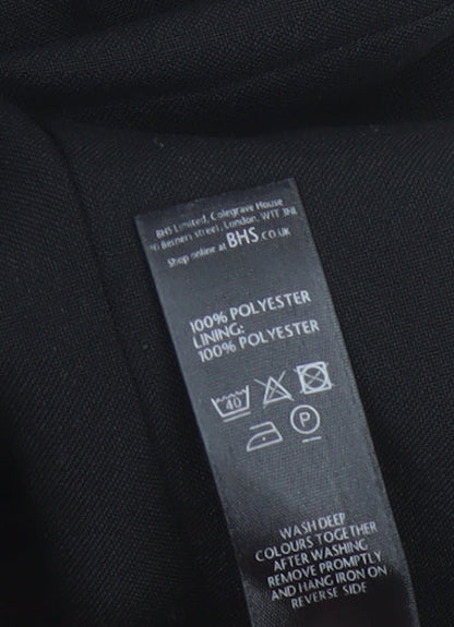 BHS Women’s Black Sleeveless Sheath Work Dress Size 12