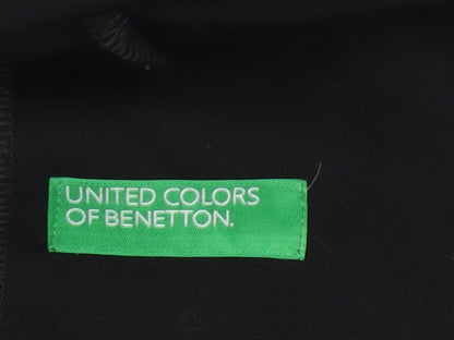 United Colors of Benetton Women Black UK 12 Classic Blazer Jacket