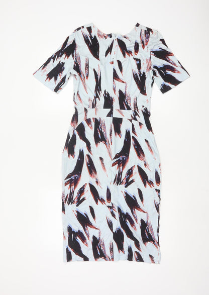 Paul Smith Women’s Multicoloured Sheath Dress Size 14 Knee Length