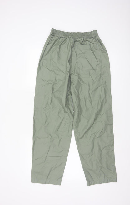 Marks and Spencer Women Green Size 6 Cargo Cotton Trousers