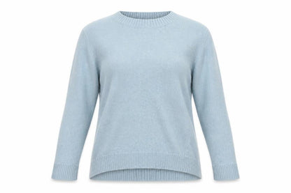Seasalt Cornwall Women's Blue Wool Crew Neck Jumper Size 8