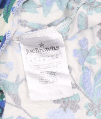 Joe Browns Womens Multicoloured Floral Wrap Blouse Size 18