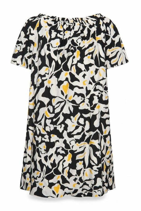Marks & Spencer Women’s Multicoloured Cotton Off Shoulder Shift Dress Size 12