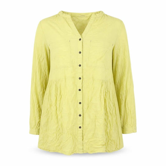 White Stuff Women's Yellow Long Sleeve Tunic Blouse UK 12