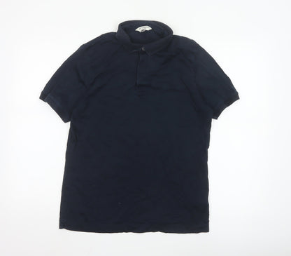Marks and Spencer Autograph Men's Blue M Supima Cotton Polo Shirt