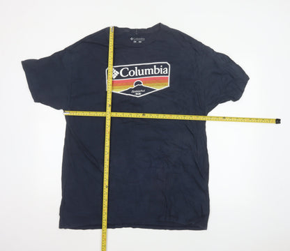 Columbia Men's Navy Blue XL Graphic Outdoor Cotton T-Shirt