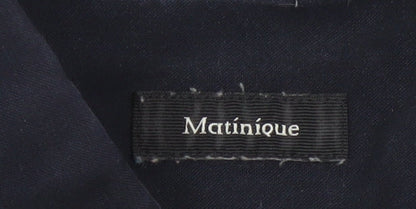 Matinique Men's Blue 2XL Button-Down Cotton Casual Shirt