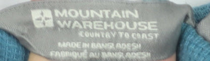Mountain Warehouse Men's Blue Long Sleeve Cotton T-Shirt Size M