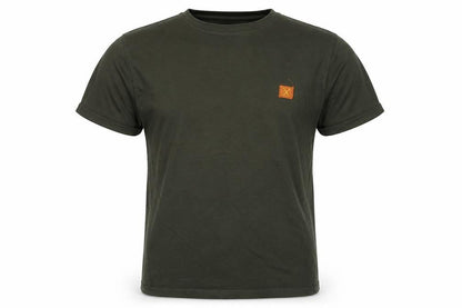Clean Cut Copenhagen Men's Khaki Crew Neck Organic Cotton T-Shirt M