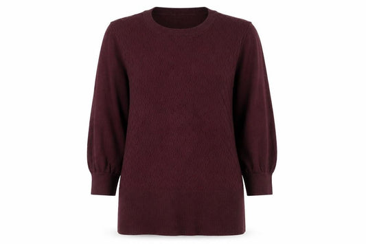 Oasis Womens Purple Long Sleeve Crew Neck Knit Jumper Size M