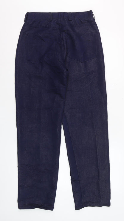 Clockhouse Women Blue 30/32 Chino Straight Leg Trousers