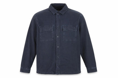 Marks & Spencer Men's Blue 2XL Long Sleeve Button-Up Casual Shirt