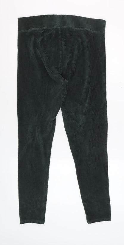 Marks and Spencer Women’s Dark Green Corduroy Leggings Size 14