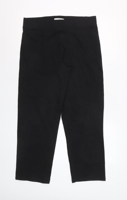 Marks and Spencer Women's Black Cotton Blend Leggings Size 14