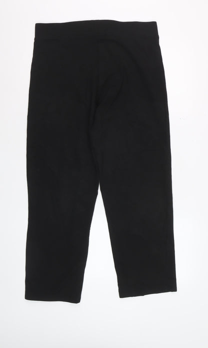 Marks and Spencer Women's Black Cotton Blend Leggings Size 14