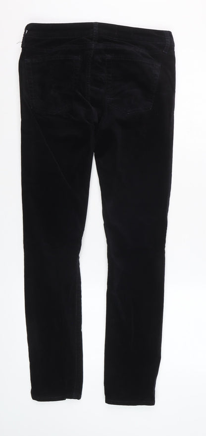 Gap 1969 Women Black Corduroy Always Skinny Trousers Size 26R
