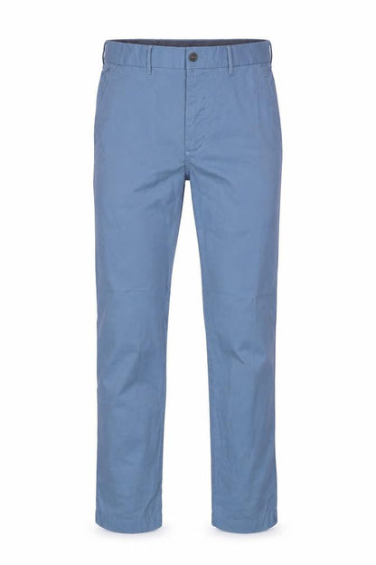 Marks and Spencer Men's Blue Chino Trousers 32W 31L Cotton Blend