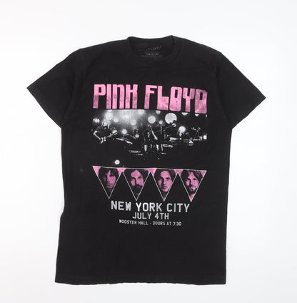 Pink Floyd Women's Black Graphic Rock T-Shirt Size S