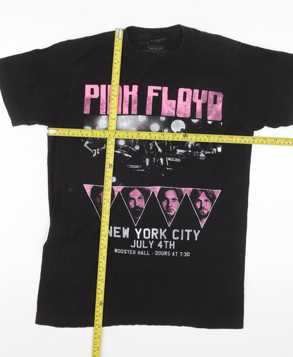 Pink Floyd Women's Black Graphic Rock T-Shirt Size S