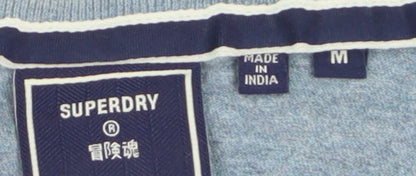 Superdry Men's Blue Crew Neck Short Sleeve Cotton T-Shirt M