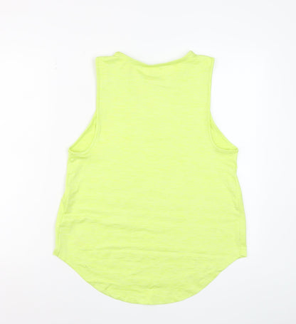 Marks and Spencer Goodmove Yellow Womens Size 10 Sleeveless Tank Top
