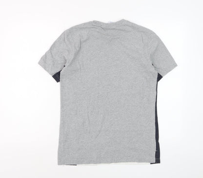 Champion Mens Grey Short Sleeve Crew Neck Cotton T-Shirt Small