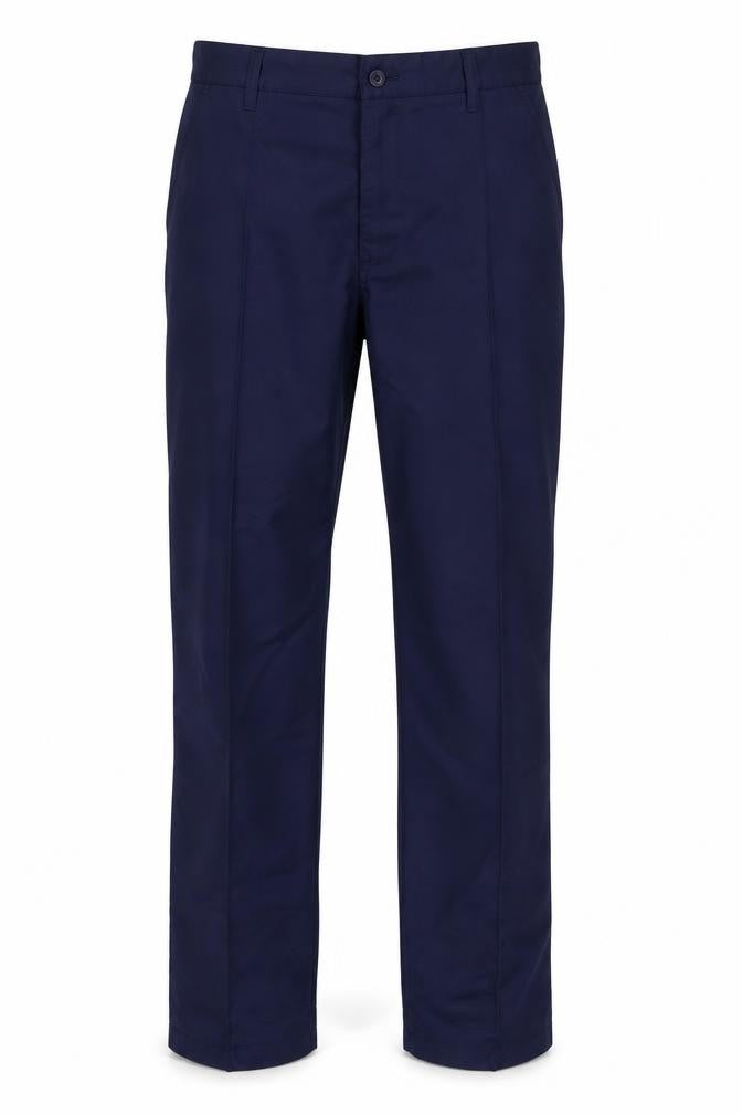 Work in Style Men's Blue 32in Regular Fit Work Trousers