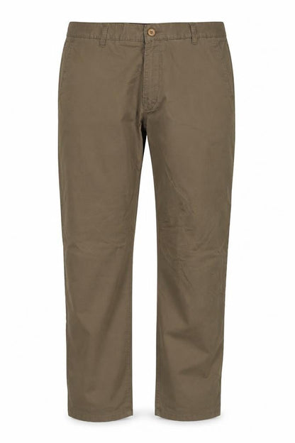 GUESS Men's Brown Chino Trousers Size L 40 Regular Fit