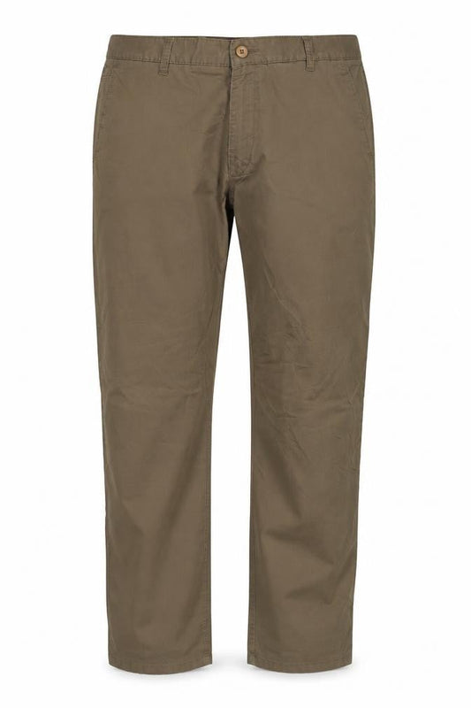 GUESS Men's Brown Chino Trousers Size L 40 Regular Fit