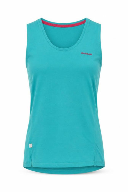 LA Gear Women's Blue Sleeveless Cotton Blend Tank Top Size 10
