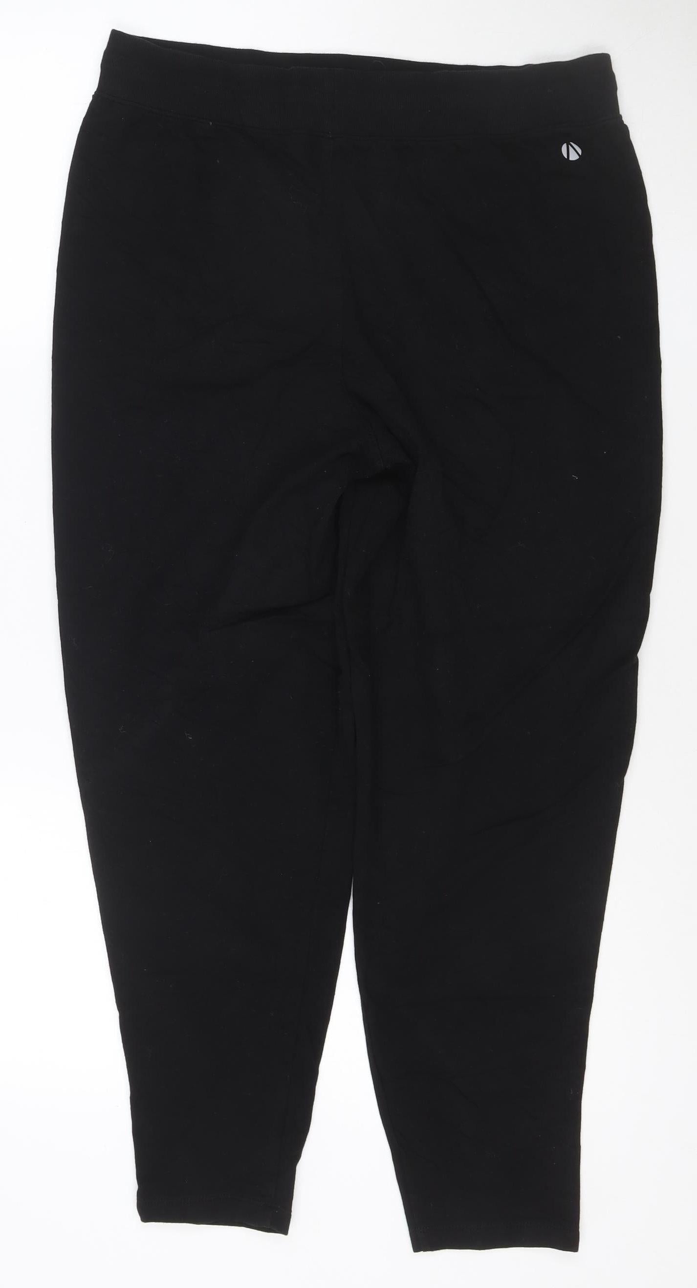 Marks and Spencer Women Black Size 14 Athletic Activewear Shorts