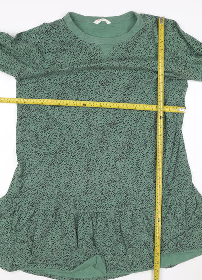 ANYDAY John Lewis Green Animal Print Shift Dress M Women