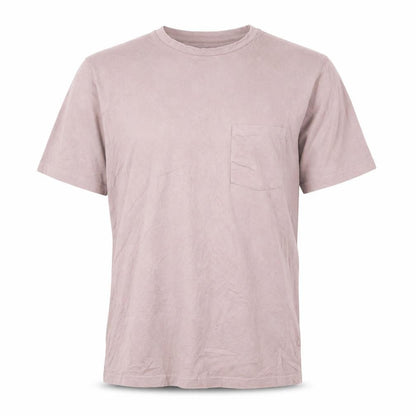 Moss 1851 Men's Pink Slim Fit Cotton Crew Neck Short Sleeve T-Shirt M
