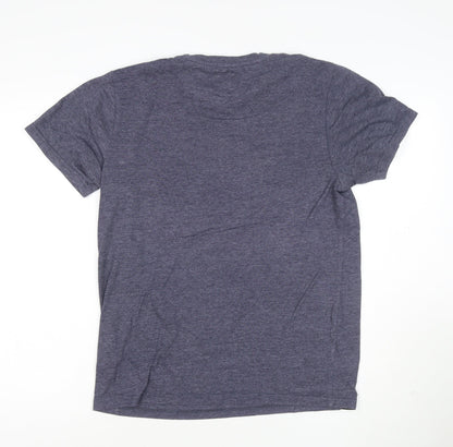Henleys Originals Men's Blue Graphic Print T-Shirt Size M